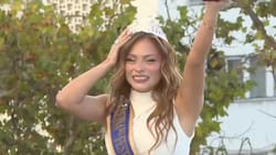 VIDEO | Sin Matteo Bocelli: así fue el tradicional piscinazo de Skarleth Labra como Reina de Viña 2026