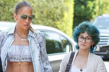 “Lu”, la extravagante mascota de Emme Muñiz, hija de Jennifer Lopez que causa sensación en redes