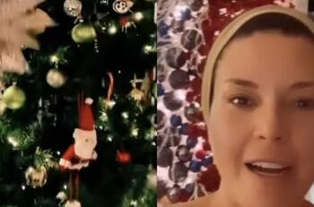 Famosos comparten sus espectaculares árboles navideños en Instagram