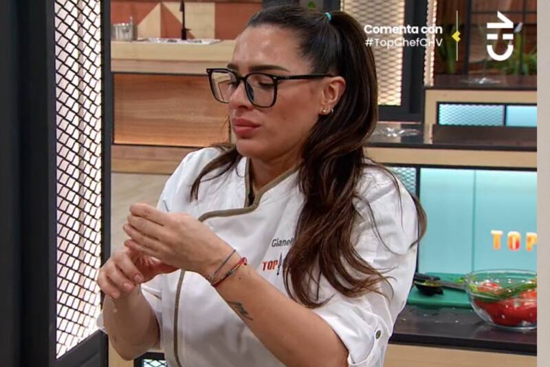 se cortó uno de sus dedos mientras cocinaba en "Top Chef VIP".