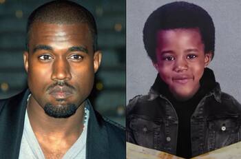 Kanye West lanza "Live of the party" con fotos de su niñez y su mamá