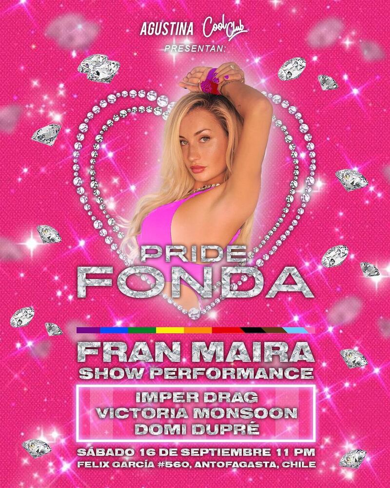 Francisca Maira y su show discotequero
