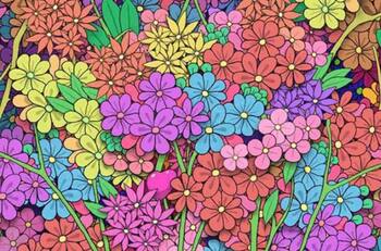 Acertijo visual: ¿Ya viste el corazón entre las flores? Tienes 30 segundos