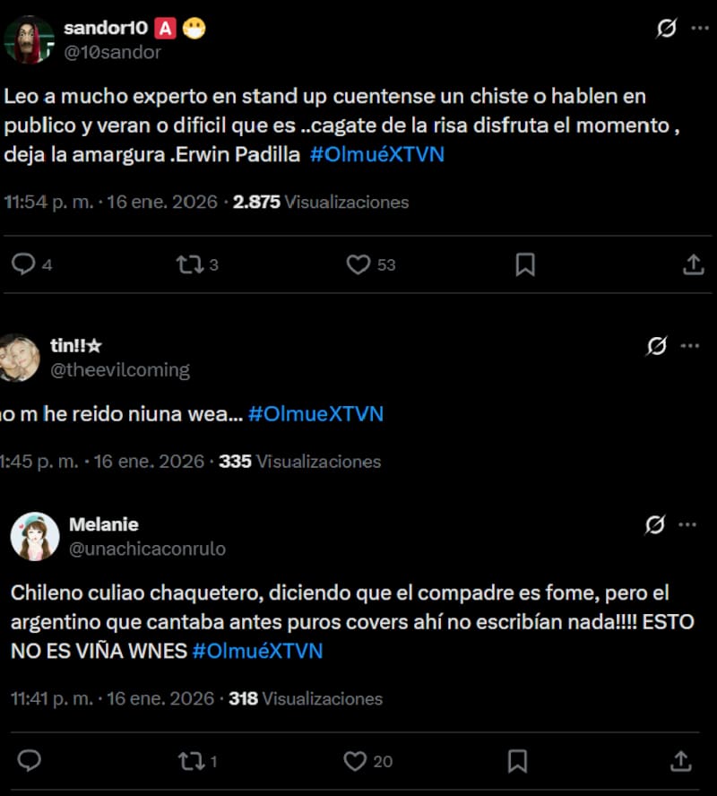 Memes y reacciones que dejó su rutina en Olmué 2026.