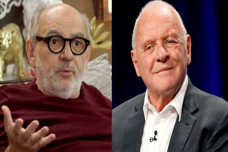 compartió set con Anthony Hopkins en "Los dos Papas”. Créditos: Canal 13 / Instagram