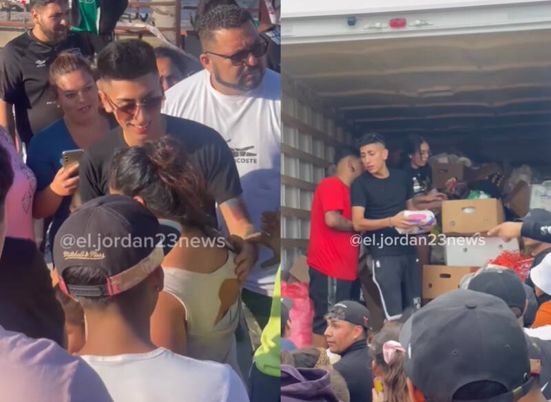 Jordan 23 llegó a la región de Valparaíso con ayuda para los damnificados por incendios forestales.
(créditos: @el.jordan23news)