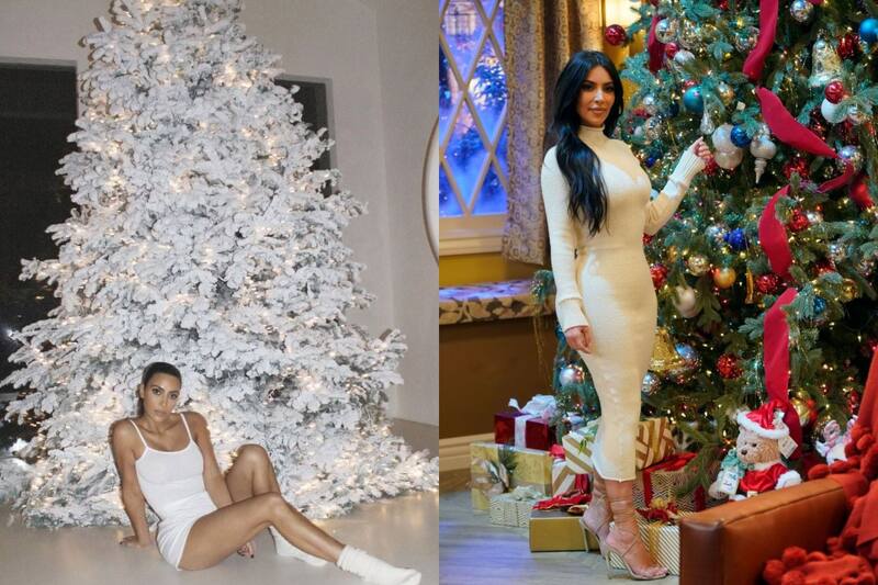 Kim Kardashian ostenta una increible decoración para navidad
