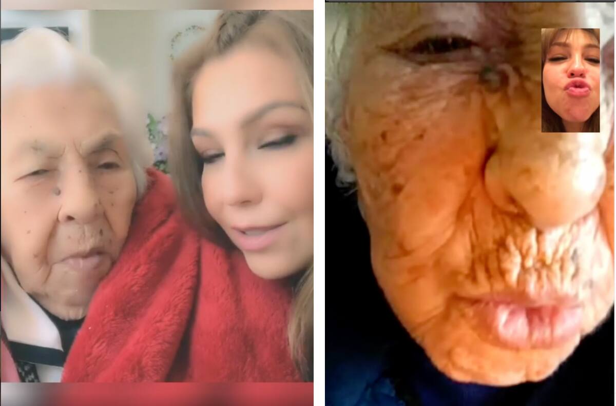 Thalía despide a su abuelita Eva Mange con conmovedor VIDEO que muestra sus mejores momentos