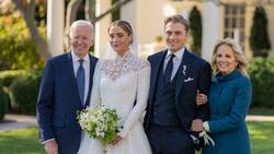Nieta de Joe Biden se casó en la Casa Blanca