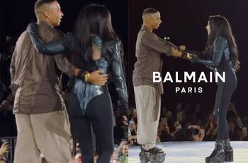 Cher participa en la pasarela de Balmain enfundada en spandex durante la Paris Fashion Week