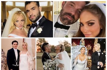 Jennifer, Britney, Kourtney, Brooklyn Beckham y otras celebridades que dieron el sí en 2022