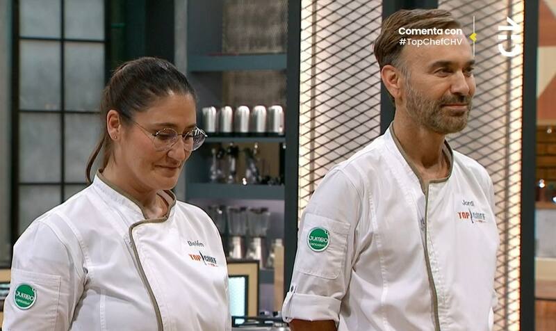 Belén Mora y Jordi Castell presentaron los peores platos. Créditos: Pantallazo CHV
