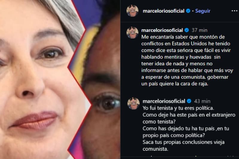 El extenista criticó fuertemente a Jeannette Jara.
