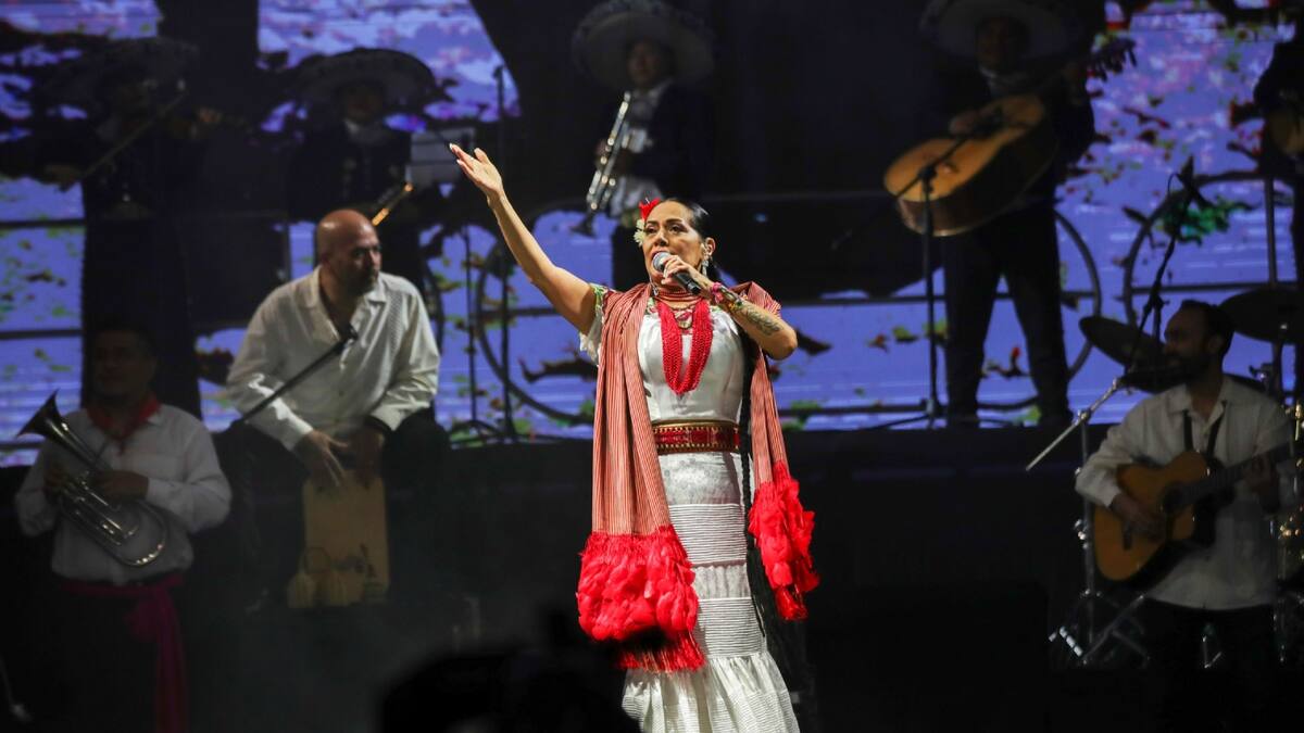 Lila Downs cantó esta canción de Calle 13 durante el "Grito de Independencia"
