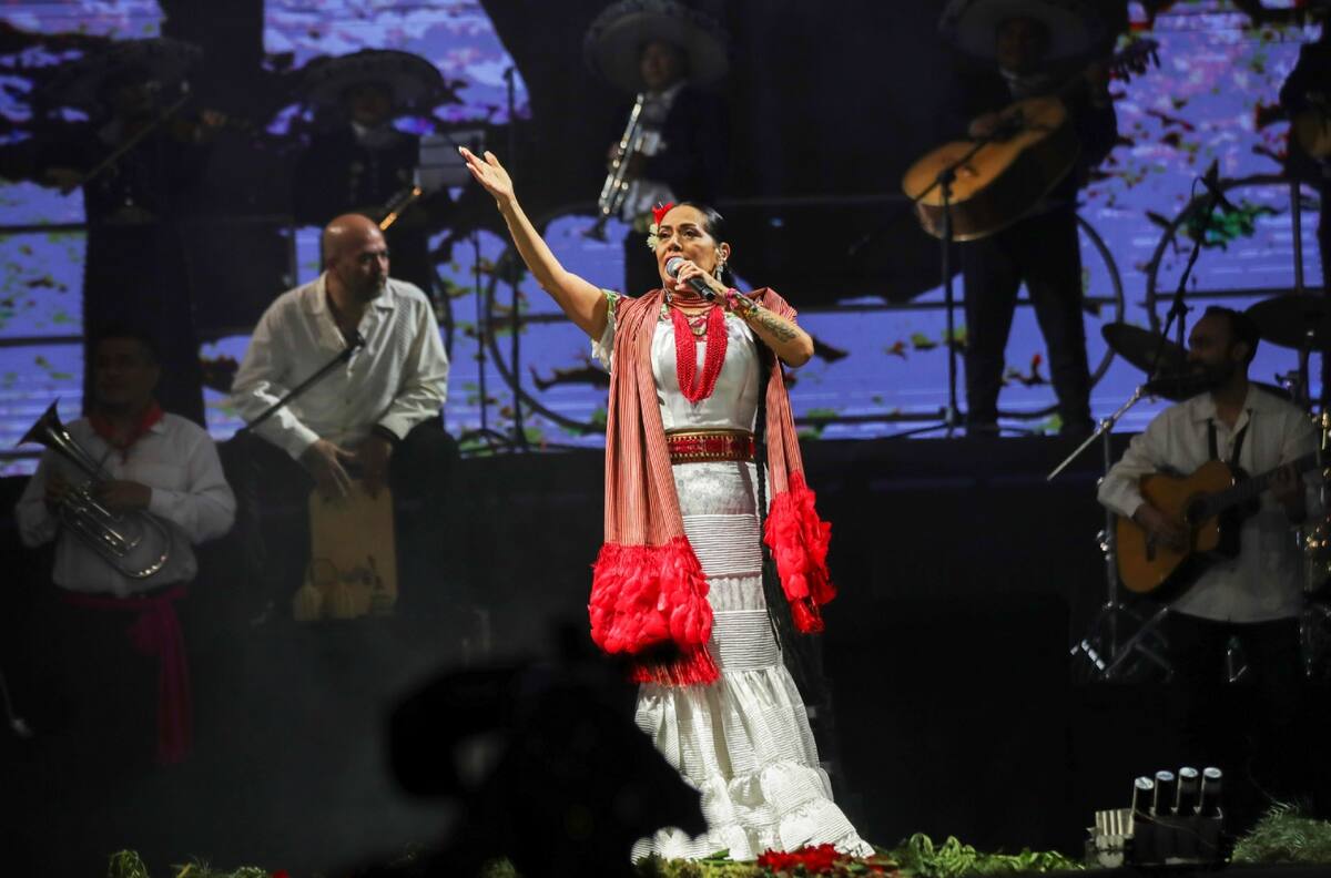 Lila Downs cantó esta canción de Calle 13 durante el "Grito de Independencia"