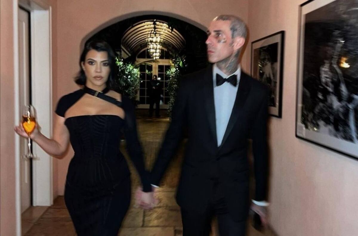 Kourtney Kardashian da un primer adelanto sobre su boda con Travis Barker