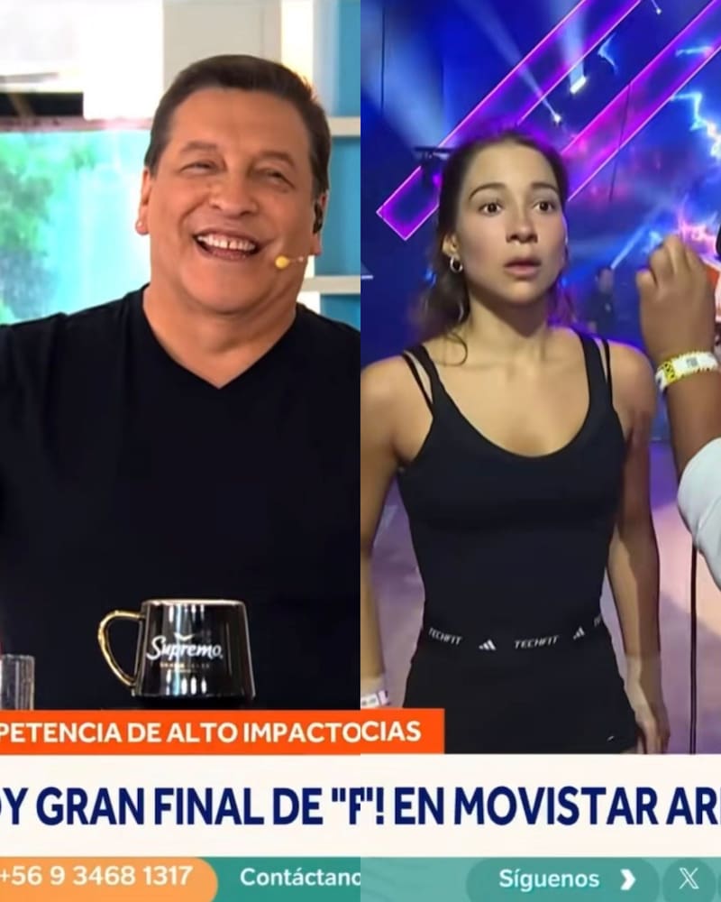 La pregunta de Julio Cesar a Princesa Alba.
Foto: YouTube @chilevision