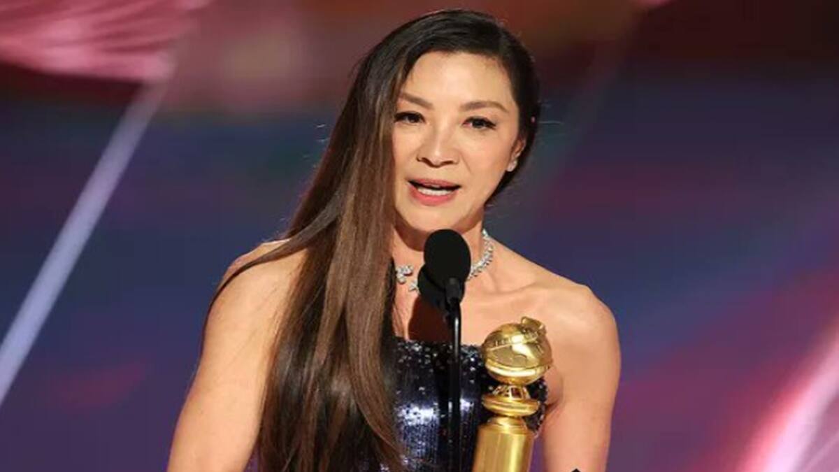 Michelle Yeoh se revela en los Globos de Oro y manda a "callar" a la producción durante su discurso