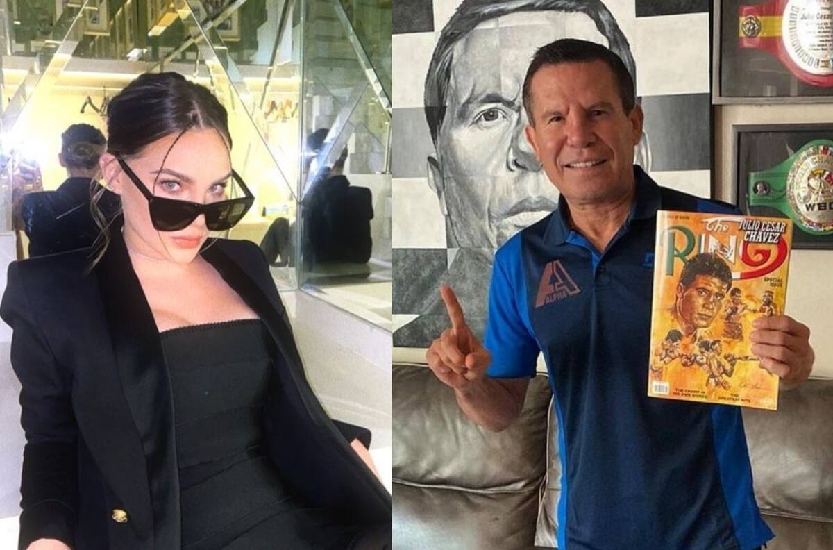 Julio César Chávez recorre la cintura de Belinda, ¿para provocar celos de Nodal?