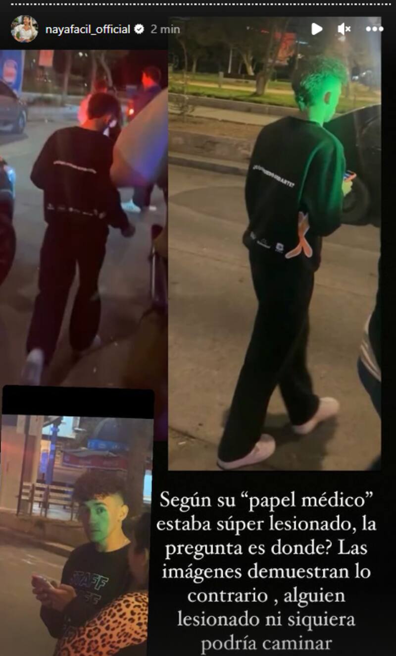 Supuesta víctima de agresión por Naya Fácil.