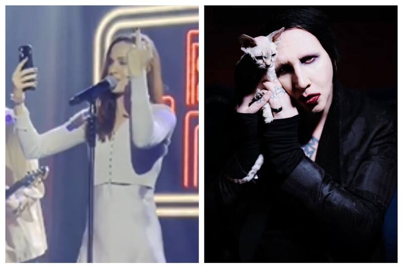 Evan Rachel Wood y Marilyn Manson - Créditos: Instagram
