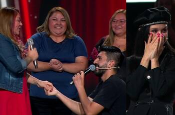 Tras su audición: Participante recibe propuesta de matrimonio en el escenario de "The Voice Chile"