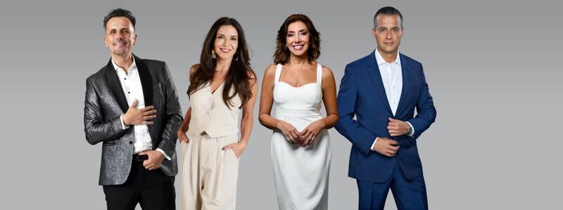 Sergio Lagos, Karla Constant, Carmen Gloria Arroyo e Iván Núñez son los animadores de "Échale la culpa a Viña". Créditos: Instagram