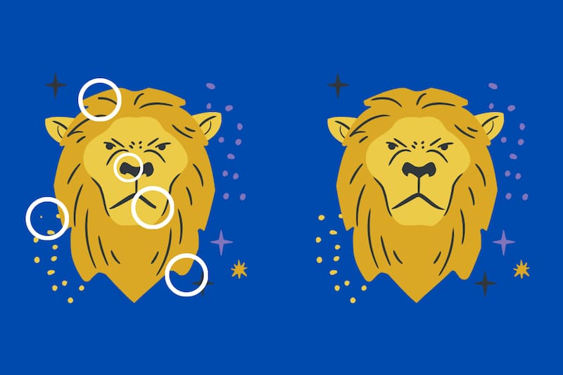 ¡Estas eran todas las diferencias!