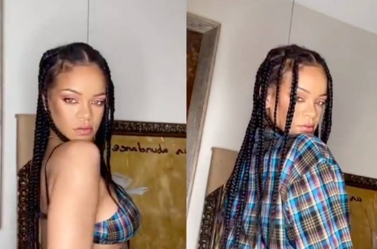 "No le encuentro sentido": le llueven críticas a Rihanna por lanzar pijama con escote en el trasero