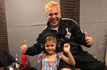 Hija de Cristian Castro da la bienvenida a la navidad