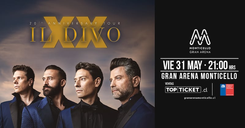 Il Divo en Chile: Revisa todos los detalles de su concierto