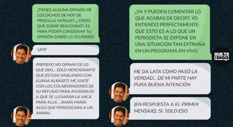 Gino Costa rompió el silencio tras las declaraciones de Priscilla Vargas. Créditos: Pantallazo Zona Latina