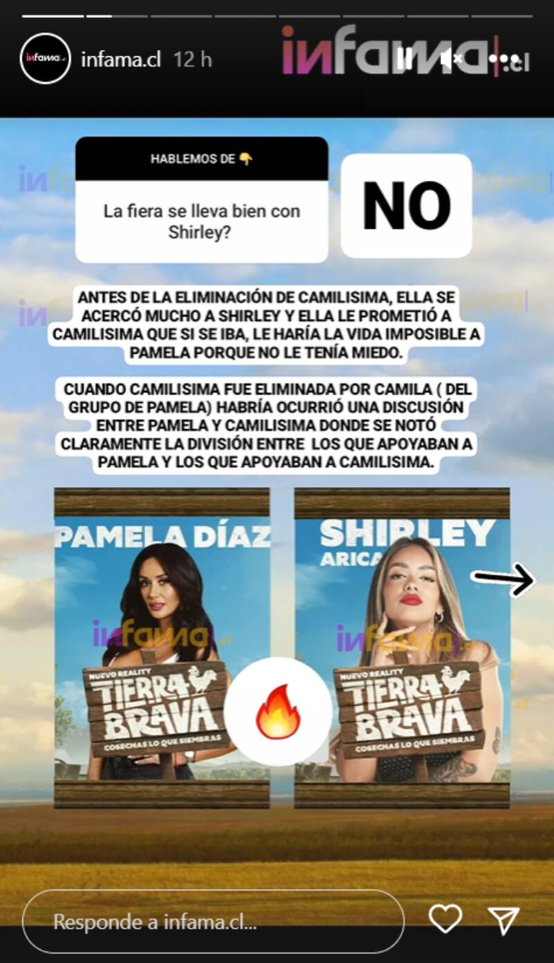 Infama.cl en Instagram.