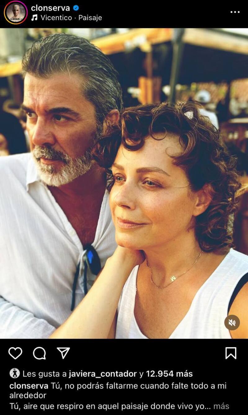 Claudia Conserva y Pollo Valdivia celebran el Día de San Valentín.