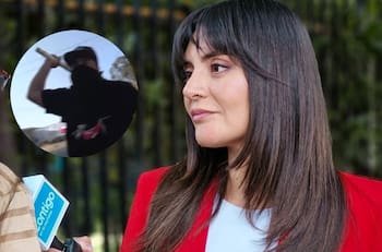 Daniela Muñoz y tenso momento en vivo: “Nos dio susto a todo el equipo, la persona apareció repentinamente”