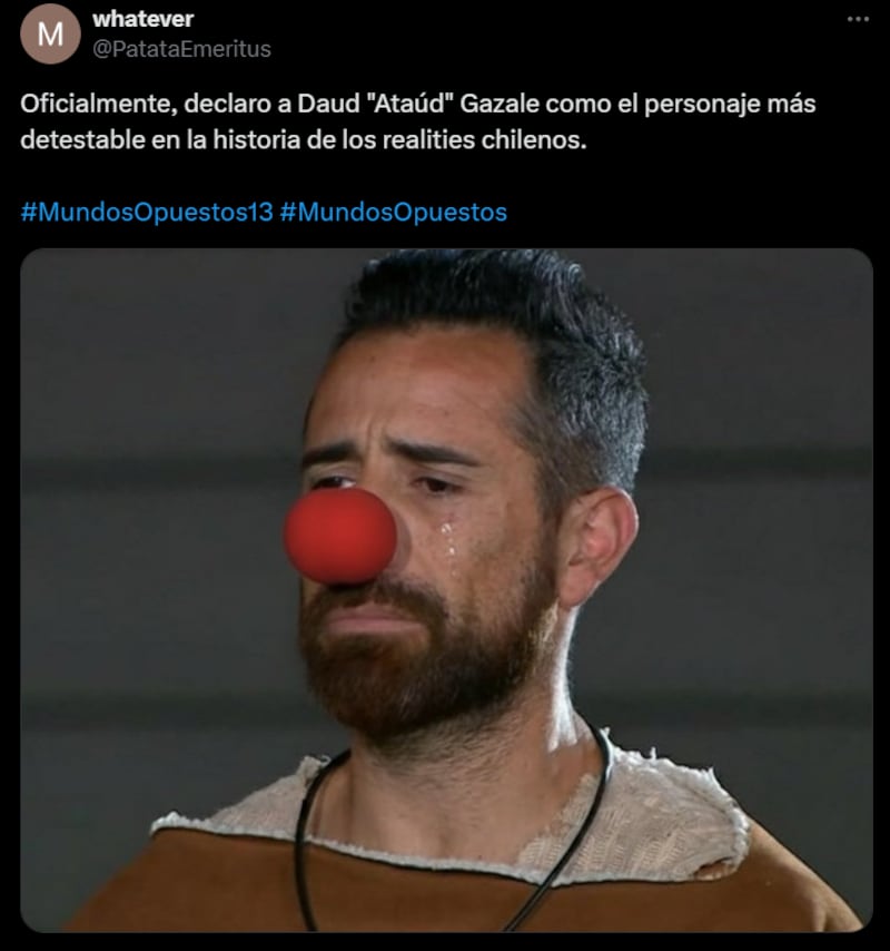 Daúd Gazale memes Mundos Opuestos.