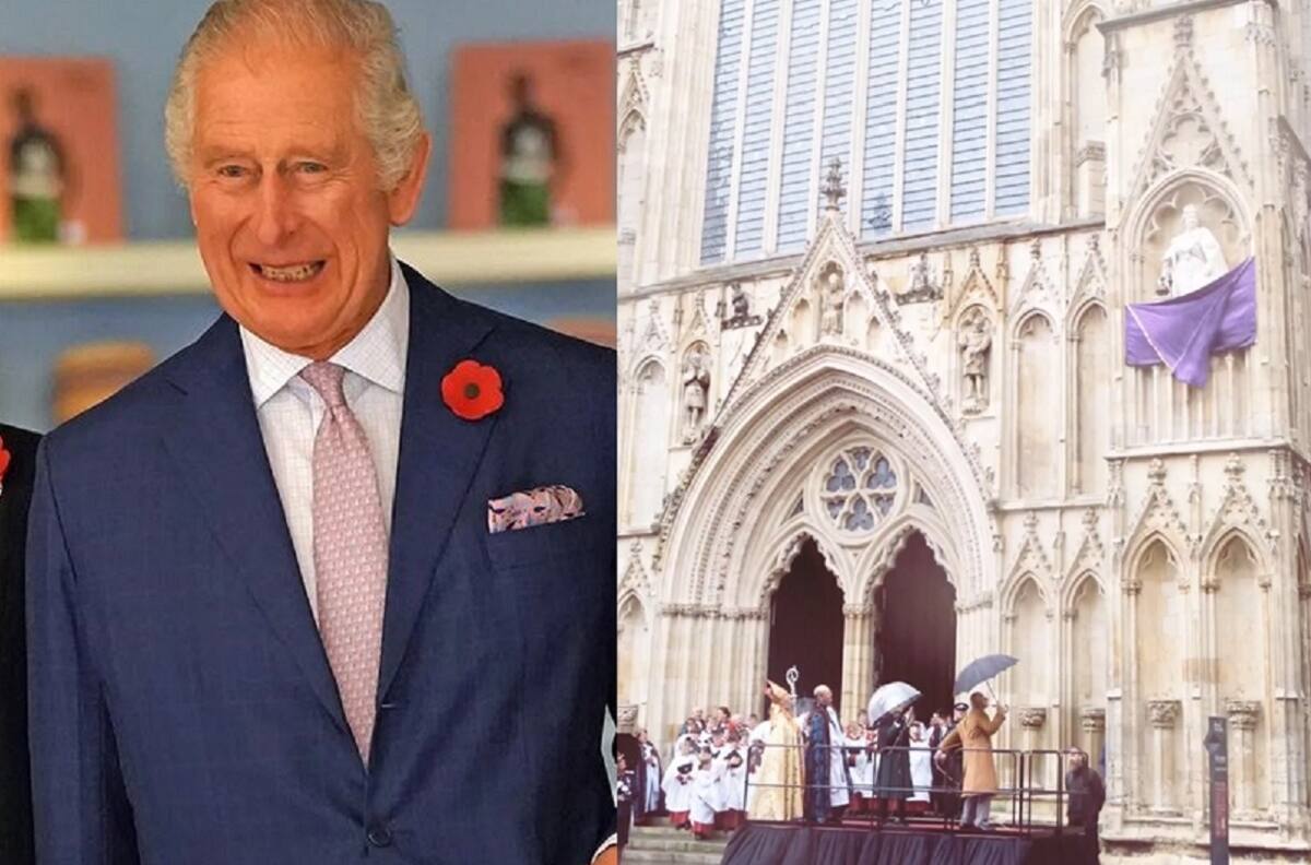El rey Carlos III inaugura primera estatua en honor a la reina Isabel tras su muerte