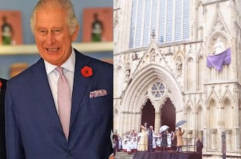 El rey Carlos III inaugura primera estatua en honor a la reina Isabel tras su muerte