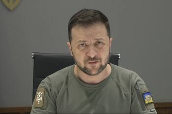 Volodymyr Zelensky hizo una aparición en el Festival de Glastonbury: pidió apoyo para Ucrania