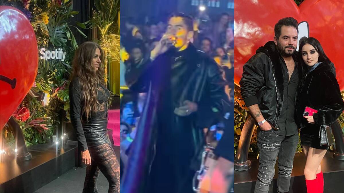 Bad Bunny: Galilea Montijo, Danna Paola y Eduardo Capetillo Jr disfrutaron de un concierto privado