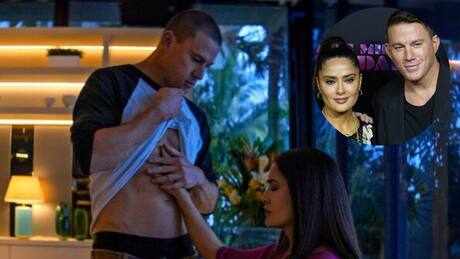 Salma Hayek casi muere en una escena sensual con Channing Tatum