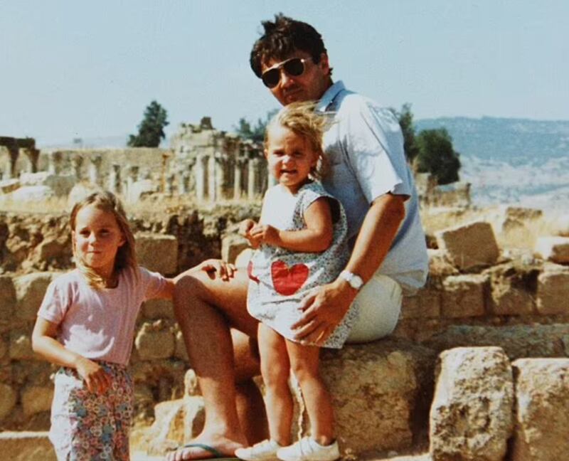 La princesa de Gales en las ruinas de un asentamiento romano en Jerash
