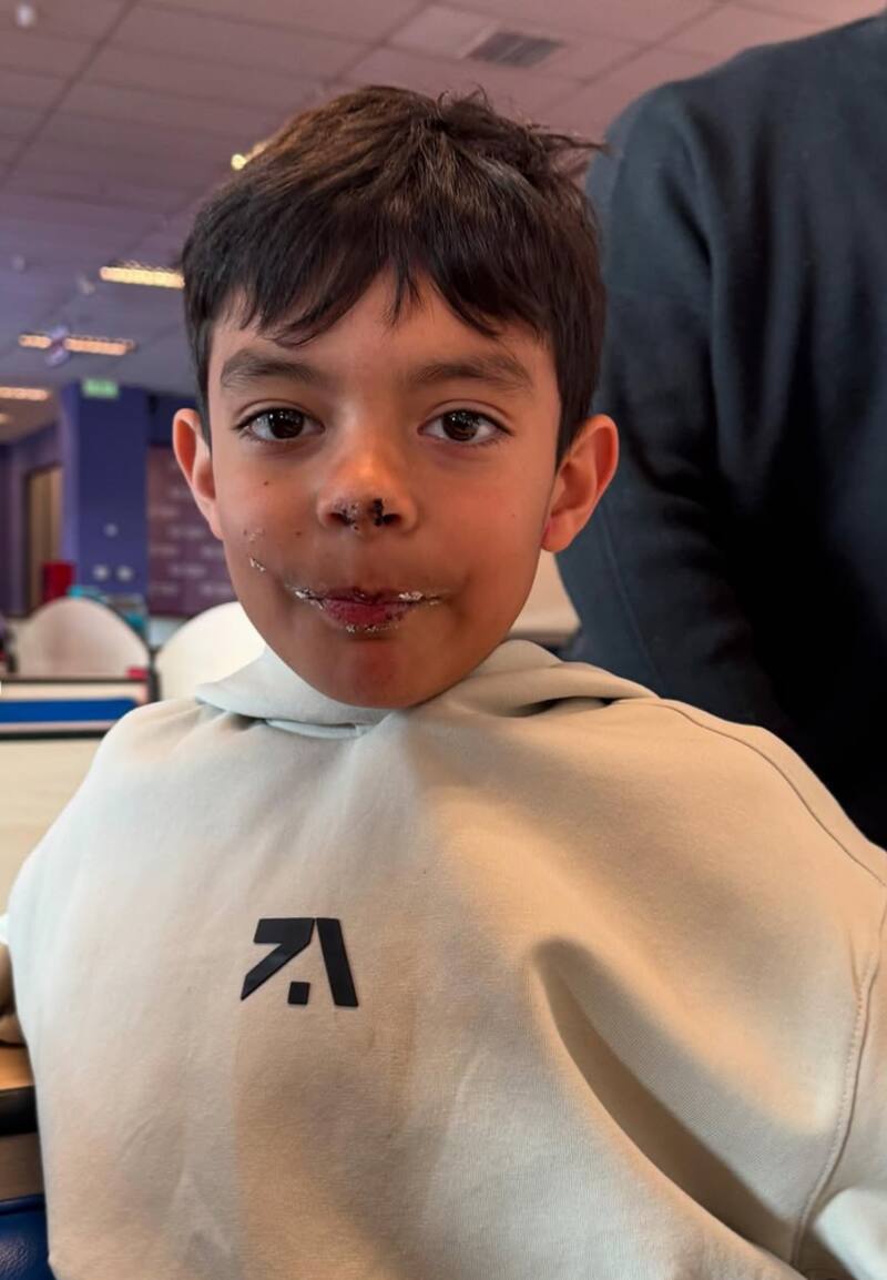 El hijo de Claudio Valdivia y Sabrina Sosa.