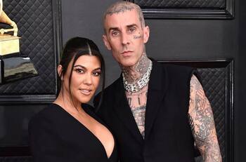 Hijos de Kourtney Kardashian reaccionan con desagrado a los besos entre su madre y Travis Barker