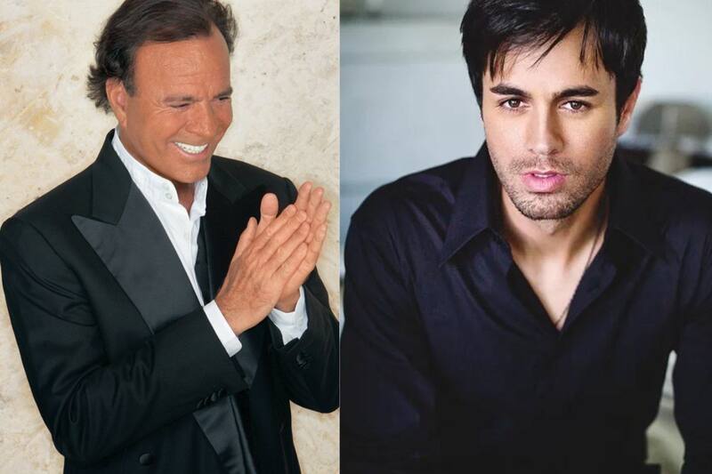 Julio Iglesias y Enrique Iglesias distanciados desde hace una década