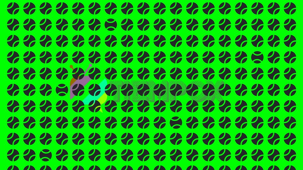 Test Visual: ¡Encuentra las pelotas de tenis distintas en solo 8 segundos!