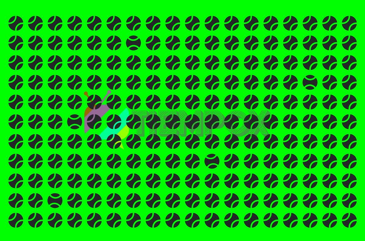 Test Visual: ¡Encuentra las pelotas de tenis distintas en solo 8 segundos!