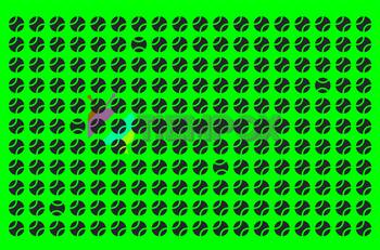Test Visual: ¡Encuentra las pelotas de tenis distintas en solo 8 segundos!