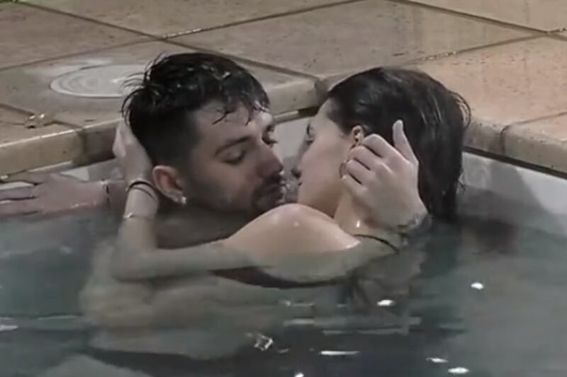Fernando y Alessia en "Gran Hermano" Chile