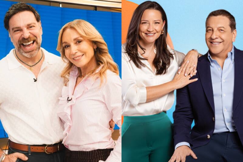 Los matinales disputaron codo a codo el rating.